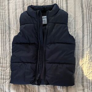 Old Navy Navy blue down vest 24M